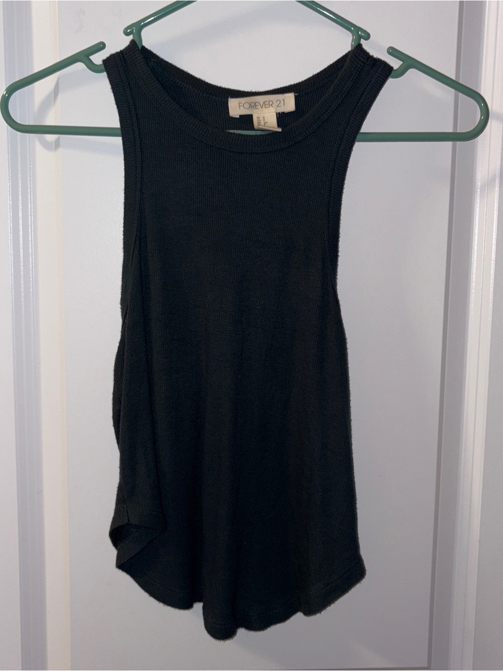 Forever 21 | Tops | Forever 2 Army Green Ribbed Crop Tank Size S